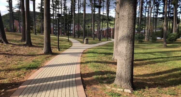 A path through Quinnipiac University